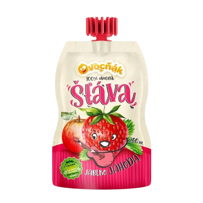 Ovocňák Mošt jablko jahoda 200 ml